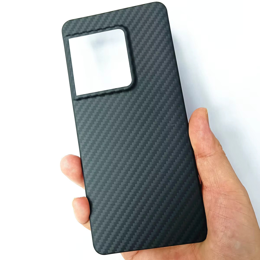 Sony Xperia 1 VIII Magnetabdeckung aus echter Aramid-Carbonfaser in Schwarz, ultradünne MagSafe-kompatible Schutzhülle in Matt-Optik - Bild 5