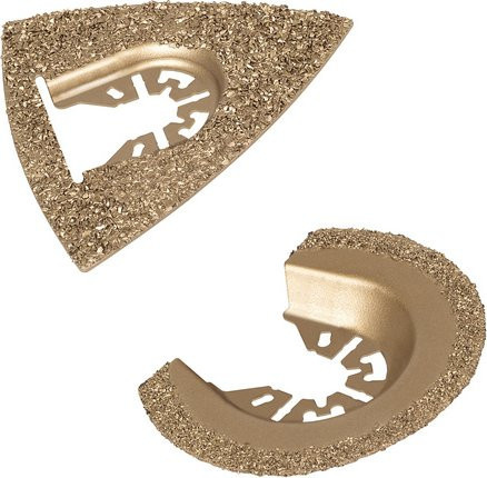 Wolfcraft PRO Sägeblatt-Set für Kreissägen mit Carbide-Spitzen für Metall in Goldfarben - Bild 1