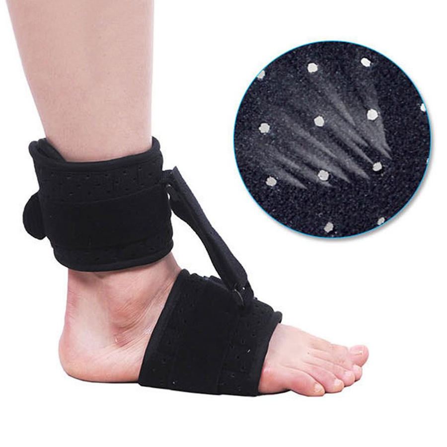Orthopädische Fußheberorthese, Unisex, Schwarz - Bild 2