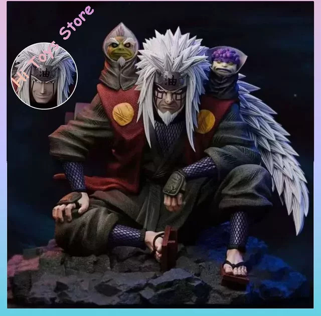 Bandai Jiraiya Modell Statue, Action Figur, 16cm, Sitzhaltung - Bild 1