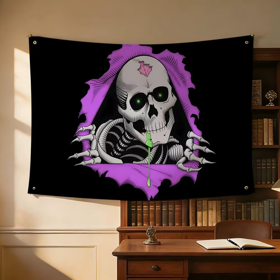 PowellPeralta Skateboard Wandbehang Flagge in Multicolour, Rechteckig aus Textil - Bild 2