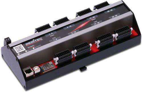 Deditec BS-Modul BSW-O32-R32_3A in Grau mit WiFi, Ethernet und USB sowie 32 digitalen Eingängen und 32 digitalen Ausgängen - Bild 1