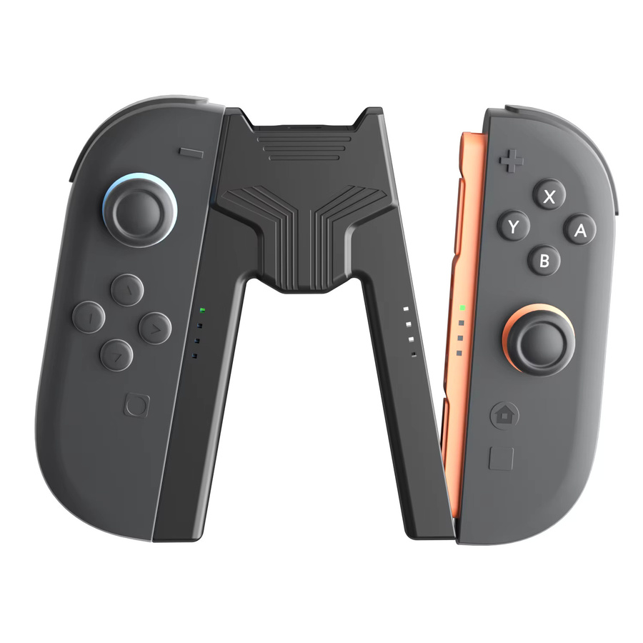 Aolion Ladehalterung für Nintendo Switch 2 Joy-Con, tragbare Dual-Ladehalterung und Controller-Griff in Schwarz - Bild 7