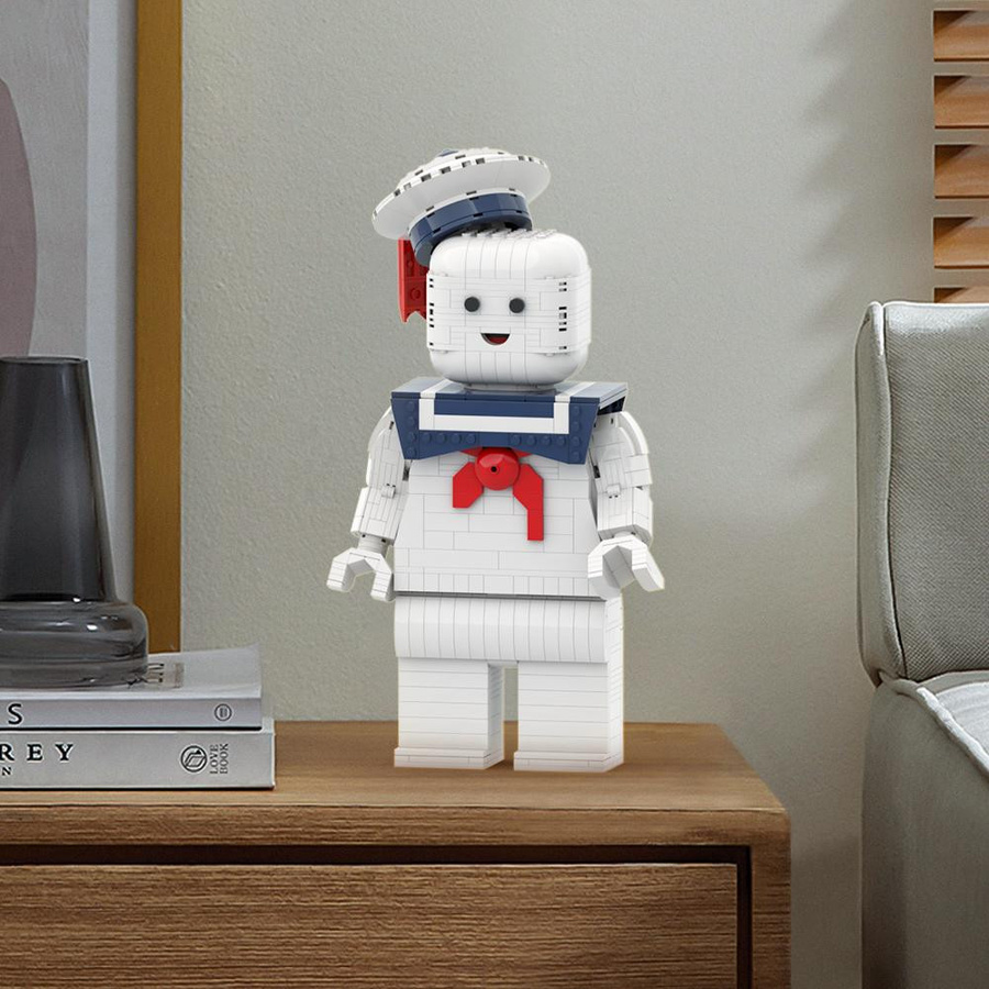 ixBricks Ghostbusters Stay Puft Marshmallow Bausteine Set 6–12 Jahre - Bild 2