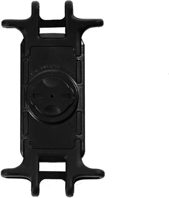 Stoßfeste Silikon-Handyhalterung für Fahrrad und Motorrad in Schwarz, kompatibel mit Garmin und SRAM - Bild 1
