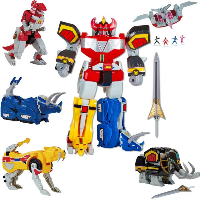 Playmates Power Rangers Re-Ignition Dino Megazord, Actionfigur, Kombinierter Roboter - Bild 1