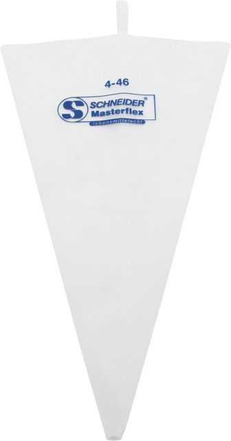 Schneider Spritzbeutel aus Kunststoff, weiß, Länge: 46 cm - Bild 1