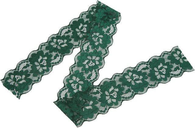Shoemst Spitzenband aus Nylon in Grün, Breite: 6,6 cm, Länge: 9,14 m - Bild 1