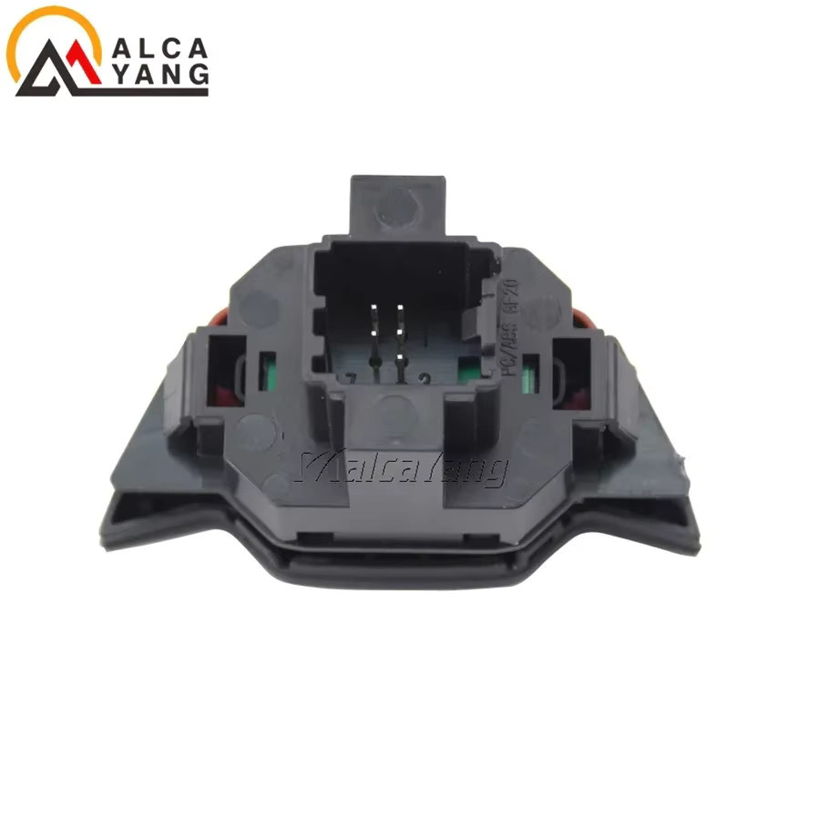 Malcayang Warnblinkschalter mit Tastensperre und Entriegelungsschalter in Schwarz für Ford B-MAX C-MAX Ecosport Fiesta Focus Kuga Transit 2008–2019 - Bild 2