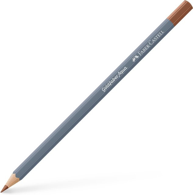 Faber Castell Aqua Aquarellstift Siena Gebrannt in Braun - Bild 1