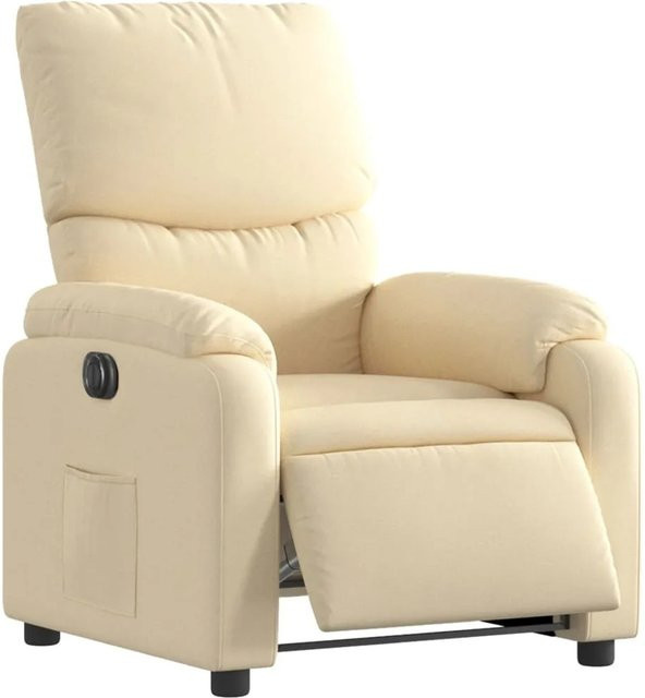 vidaXL Relaxsessel Elektrisch Modell 29 in Creme Beige aus Stoff - Bild 1