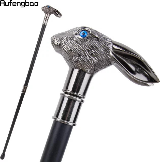 Rufengbao Gehstock, Silber, Kaninchen Langohr, 93 cm - Bild 1