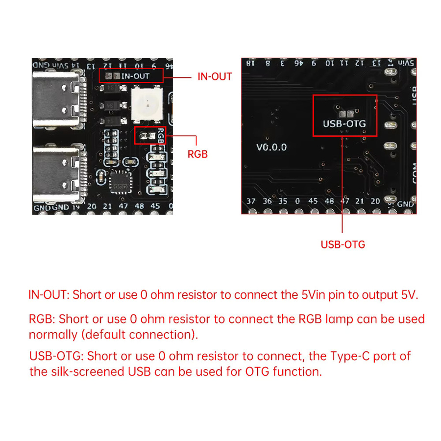 diymore ESP32-S3 WLAN-Bluetooth-Entwicklungsboard mit ESP32-S3-N16R8/N8R2 IoT-Modul und Antennenbasis für Internet-of-Things-Projekte - Bild 2