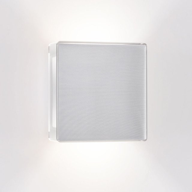 Serien Lighting App Wandleuchte Rippe LED Up-Down dimmbar in Weiß mit warmweißem Licht (2700K) - Bild 1