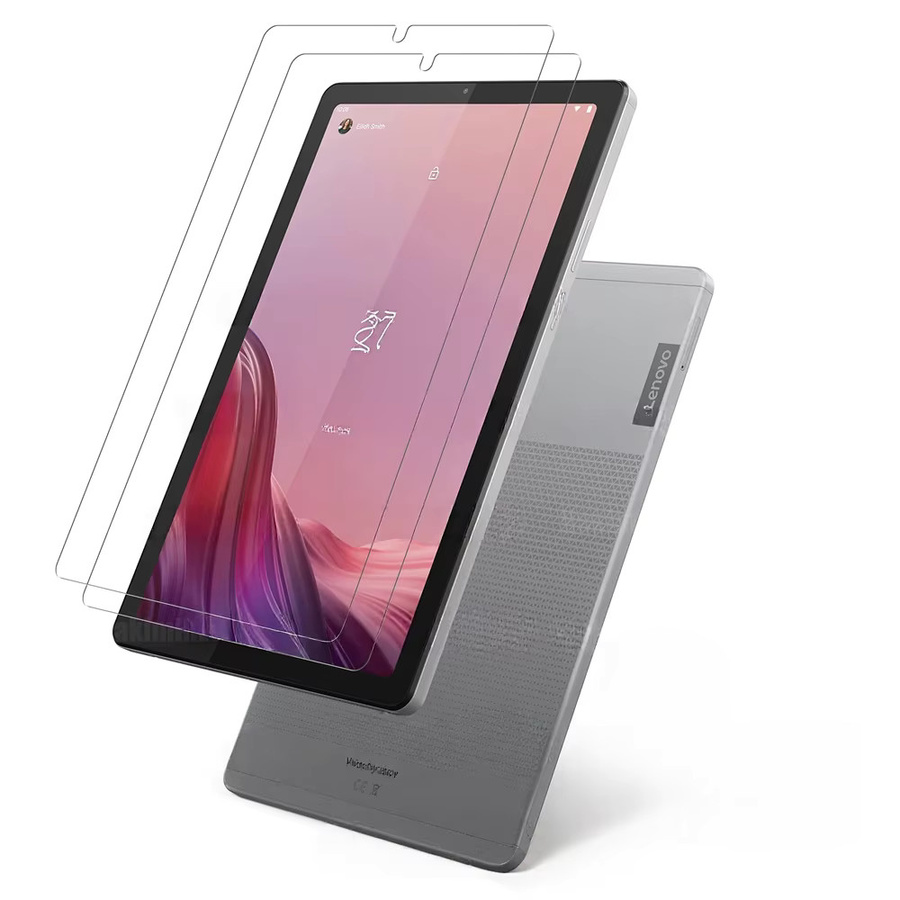 2 Stück Displayschutz aus gehärtetem Glas für Lenovo Tab M9 9,0 Zoll TB-310FU TB-310, transparent, kratzfest und blasenfrei - Bild 2
