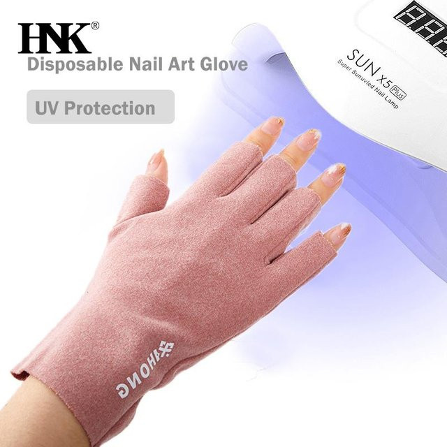 HNKMP UV-Schutz Handschuhe für Maniküre, 2 Stück, Unisex - Bild 1