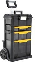 Stanley Rollende Werkstatt 2in1 Trolley Schwarz Gelb aus Kunststoff und Aluminium B/T/H: 77,8 x 48,8 x 34,7 cm - Bild 1
