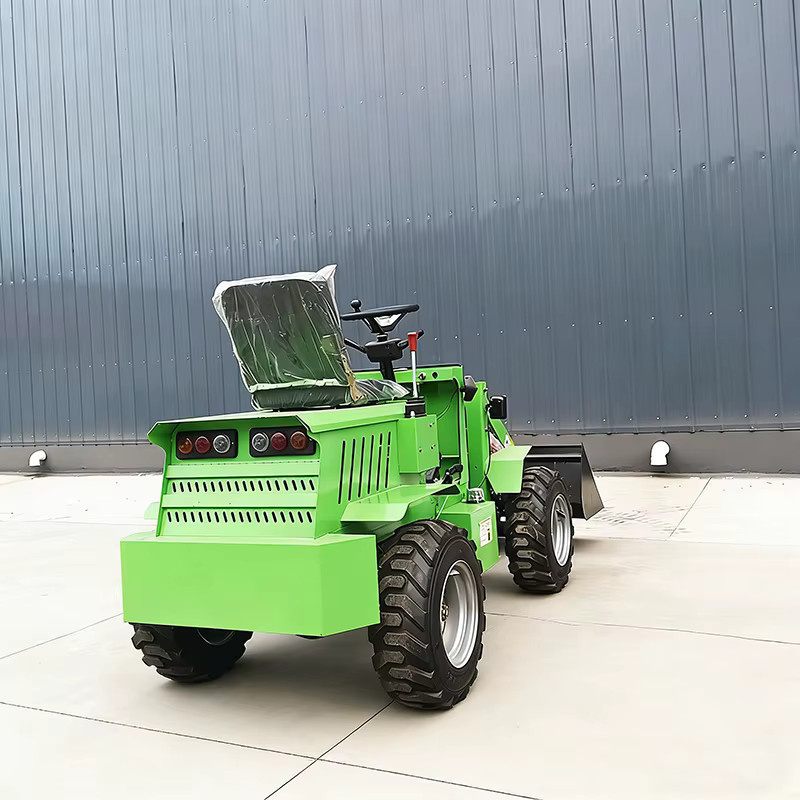 Elektrischer Mini-Lader DCNB in Grün für Haushalt, Baustellen und die Reinigung von Viehmist auf Farmen - Bild 2