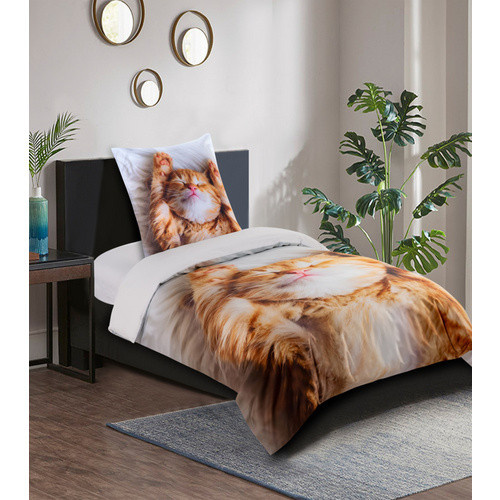Sanilo Bettwäsche Lilly 2-teilig aus Baumwolle, beige, B/H: 135 x 200 cm und 80 x 80 cm - Bild 2