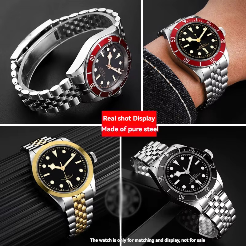 Uhrenarmband Edelstahl, Silber, Herren - Bild 4