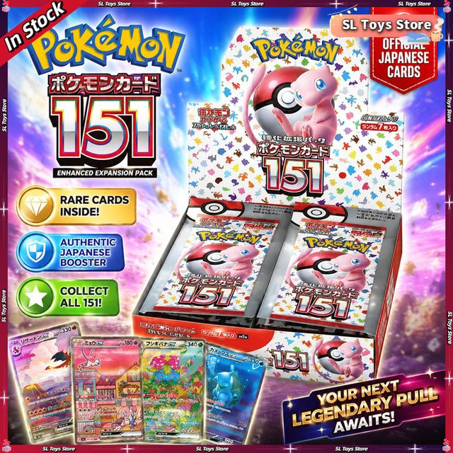 Pokémon Scarlet & Violet 151 Erweiterung, Kartensammlung, 140 Stück, ab 14 Jahren - Bild 1