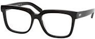 Off-White OERJ084 Brille, Vollrand, quadratisch, Kunststoff, black, Unisex - Bild 1