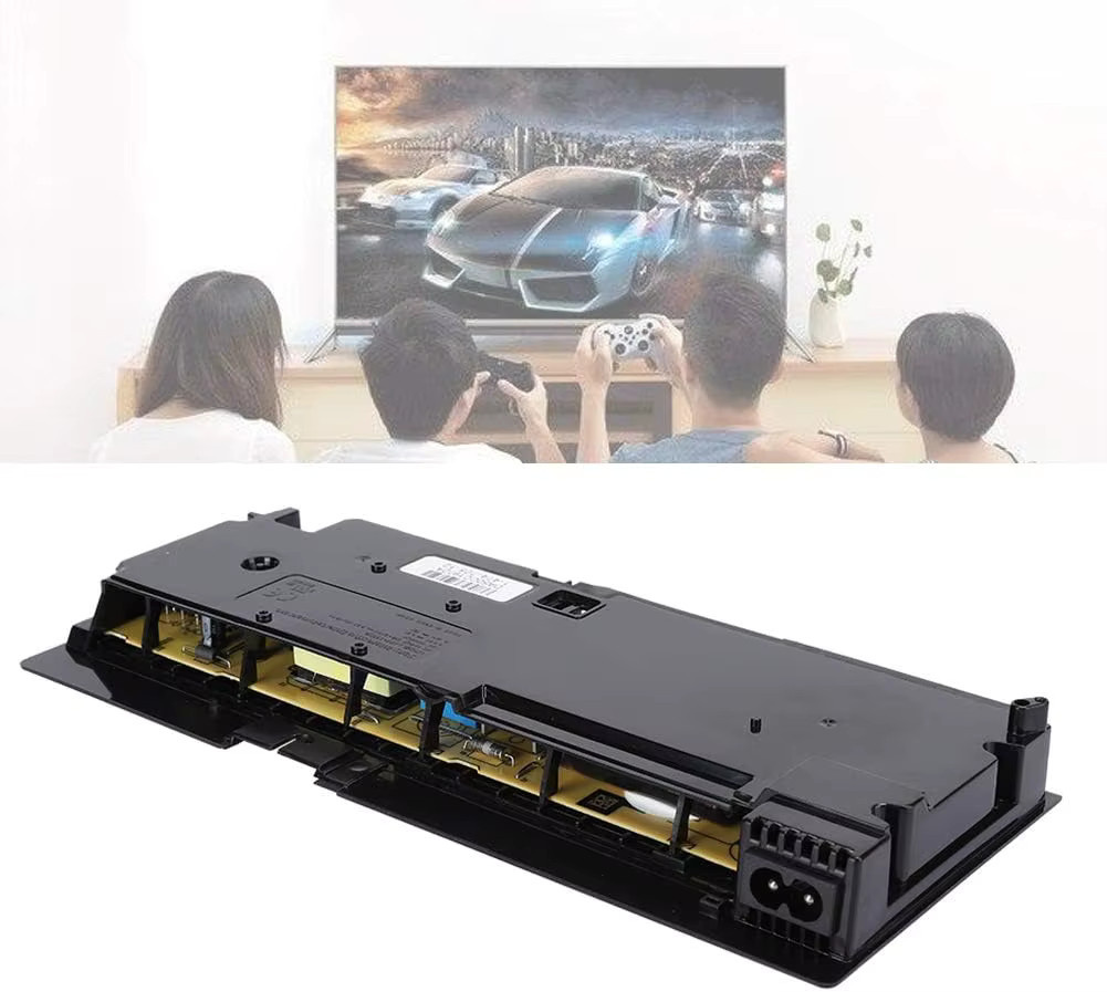 Original Sony Netzteiladapter für PlayStation PS4 Slim in Schwarz (160W) - Bild 1