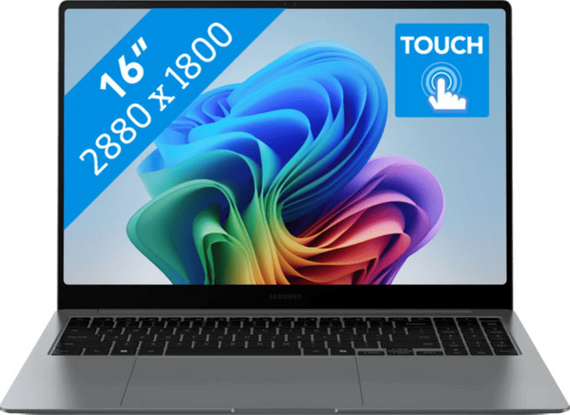 Samsung Galaxy Book5 Pro Laptop mit 16 Zoll Display, Intel Core Ultra 7, 16GB RAM und 512GB SSD in Grau - Bild 1