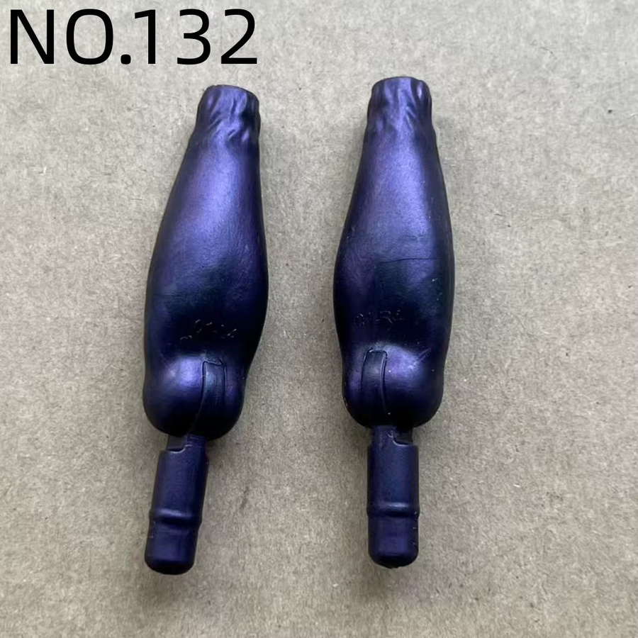 ROUND YUAN Puppen Zubehör, Ersatz Hände Ellenbogen Füße, Schwarz Braun Weiß Beige Grün, Kunststoff - Bild 2