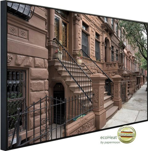 papermoon Infrarotheizung EcoHeat Harlem New York mit Matt-Effekt in Bunt, App-Steuerung und Überhitzungsschutz - Bild 1