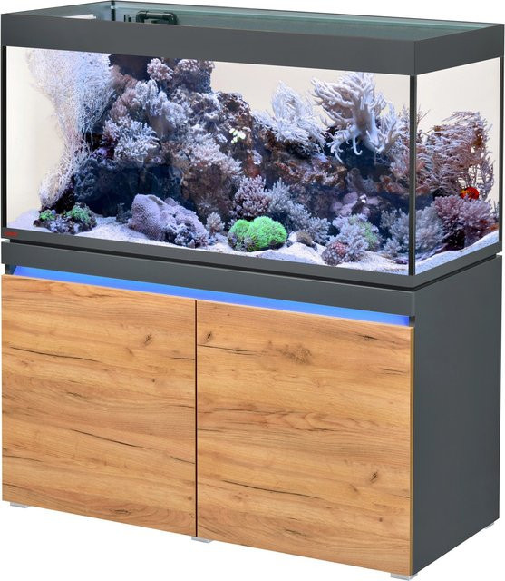Eheim Aquarium-Kombination Incpiria Reef 430 in Graphit/Nature mit Weißglas - Bild 1