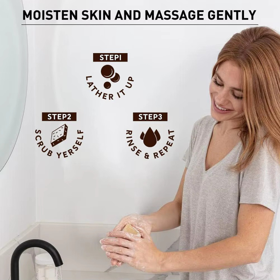 Carvenchy Backwood Badeseife für Herren, Peeling-Reinigungsseife - Bild 3