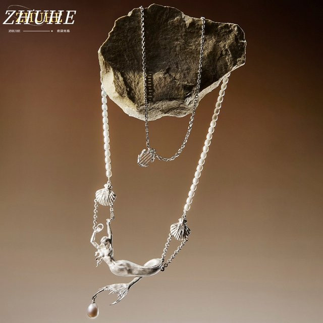 ZHUHE Halskette Kupfer, Perle, Damen - Bild 1