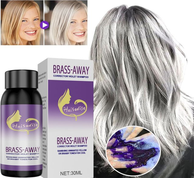 eelhoe Haarfärbeshampoo, lila, für blondes Haar - Bild 1