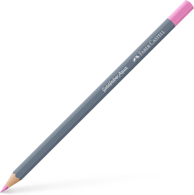 Faber Castell Aqua Aquarellstift in Magenta Hell mit Pigmenten - Bild 1