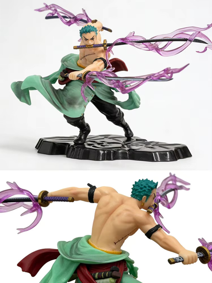 Bandai One Piece Roronoa Zoro, Actionfigur, 10cm - Bild 5