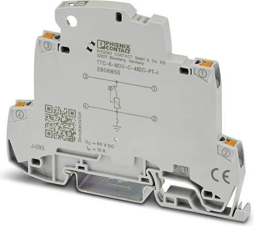 Phoenix Contact Überspannungsschutz-Ableiter TTC-6-MOV-C-48DC-PT-I, grau - Bild 1