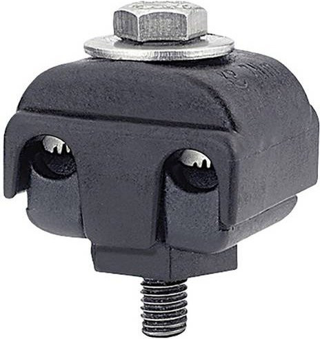 HellermannTyton Abzweigklemme 1516-ST-BK Tap Connector Schwarz für flexible und starre Leiter von 1,5-16mm² - Bild 1