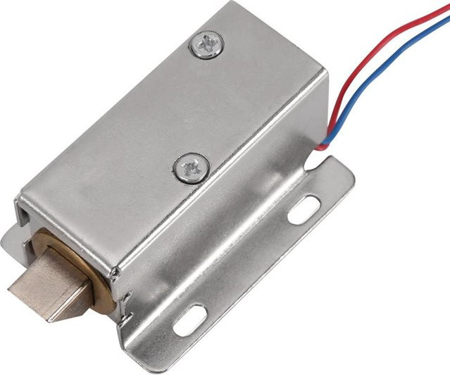 Elektromagnetisches Schrank- und Schubladenschloss von Painter, DC 12V, Farbe: Grau/Silber - Bild 1