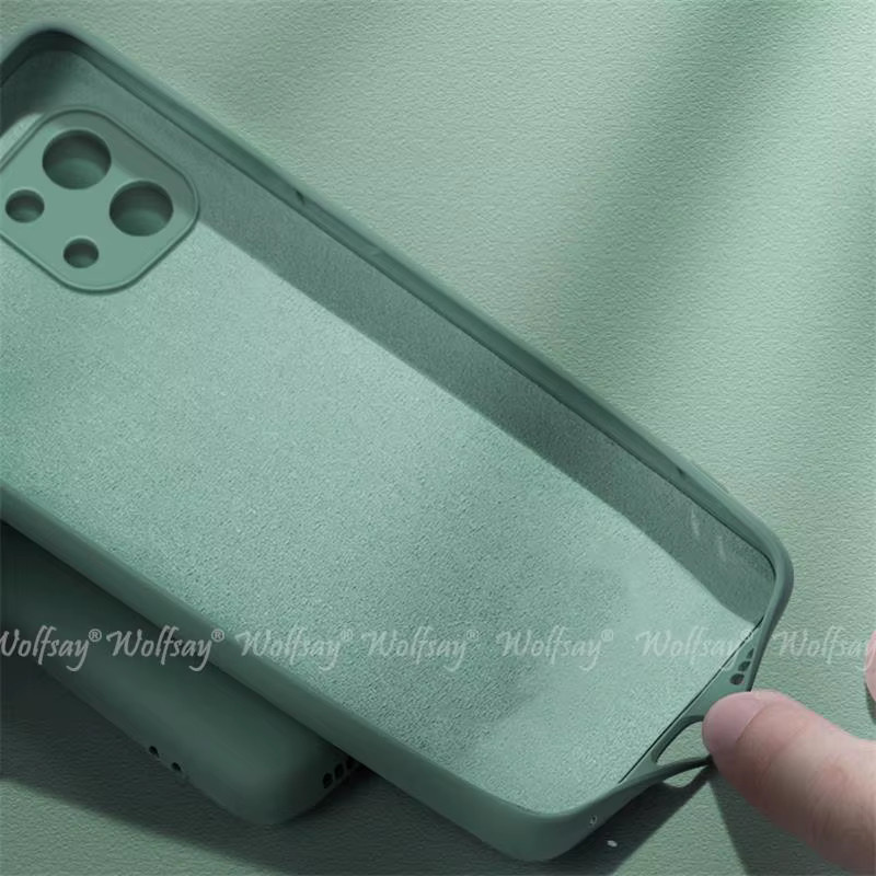 Sturzsichere Silikon-Schutzhülle für Xiaomi 17T Pro in Schwarz und Grün - Bild 4