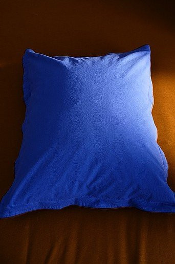 Jotex PIVOT Kissenhülle aus Baumwolle, Blau, B/H: 50 x 70 cm - Bild 1
