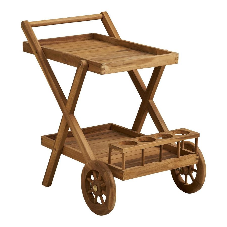 House Nordic Servierwagen Aila in Natur - Bild 1