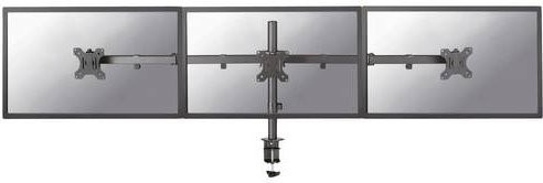 Neomounts Monitor-Tischhalterung FPMA-D550D3BLACK für 3 Displays, 25,4 bis 68,6 cm, Schwarz, schwenkbar, rotierbar und neigbar, VESA 75x75 mm - Bild 1