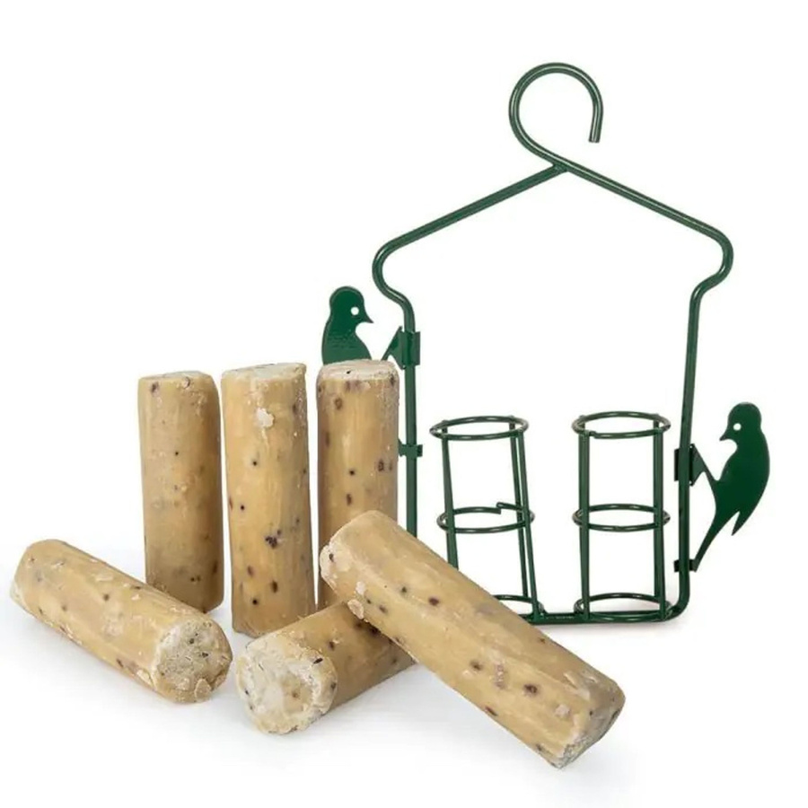 Vivara Vogelfutter Starter-Set mit 6 Energierollen und passendem Metallhalter - Bild 2