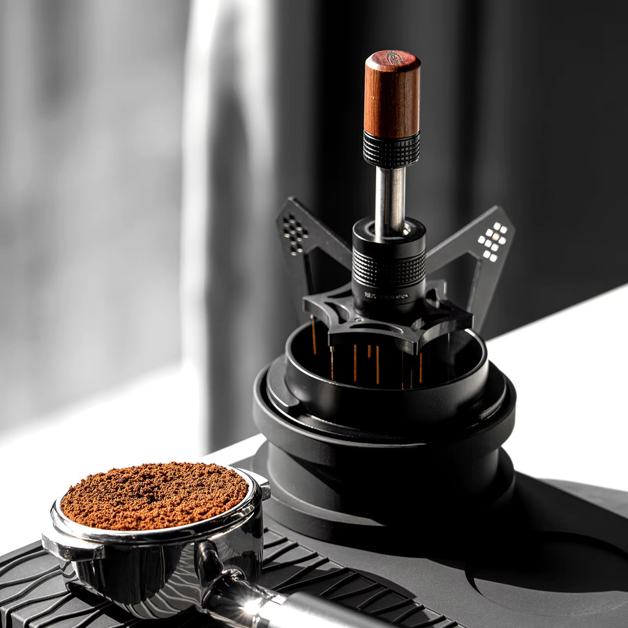 IKAPE Rotierendes WDT-Espresso-Rührwerkzeug mit 10 Nadeln (0,4 mm) und Ständer, Schwarz, passend für 51 mm, 54 mm und 58 mm Siebträger - Bild 5