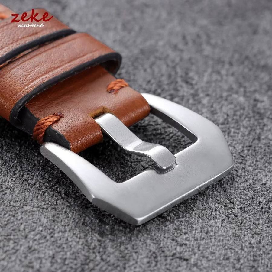 Uhrenarmband Rindsleder, ölgewachstes Leder, 20 mm, 22 mm, 24 mm, Unisex - Bild 5
