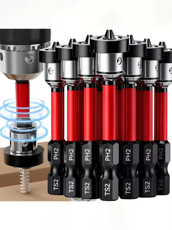 GUHE Magnetische S2 Positionierungs-Schraubendreher-Bits für Trockenbau und Gipskarton - Bild 6