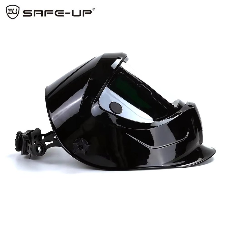 SAFEUP Automatisch verdunkelnder Schweißhelm mit 4 Sensoren und 180° Panorama-Seitenansicht Schweißmaske mit Filterlinse - Bild 4