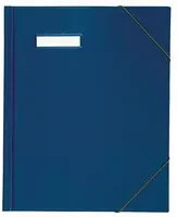 ELBA Umlaufmappe colors A4 blau mit Gummiband aus Kunststoff und Papier - Bild 1