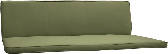 Beautissu Hollywoodschaukelauflage Loft 2er Set Olivgrün B: 180 cm, T: 50 cm - Bild 1